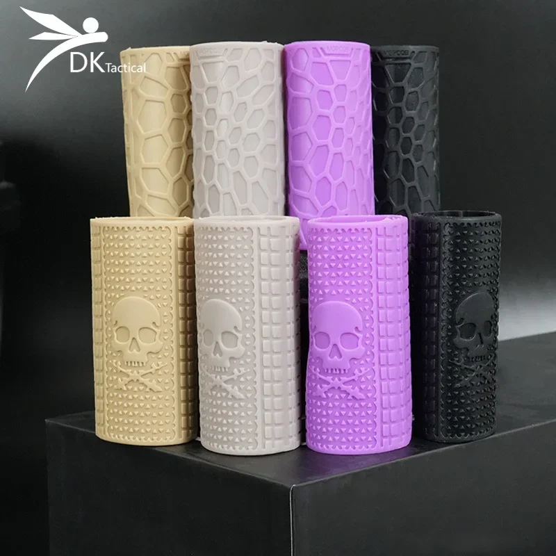 グロックg17, g18, g19,安全ハンドル,狩猟用武器アクセサリー用の戦術的な滑り止めゴムスリーブ