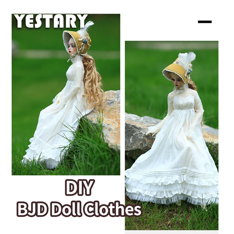 

YESTARY Obitsu27 DIY BJD Doll Clothes Blythe Doll Accessories 1/4 1/6 Vintage Dress DIY Doll Clothes Material Kit For Girl Gifts