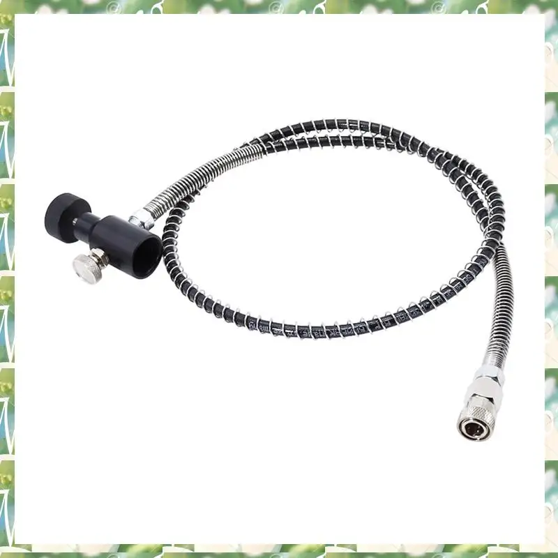 Adaptador de estación de llenado FIZP PCP con manguera de 37 pulgadas para aire de alta presión o CO2