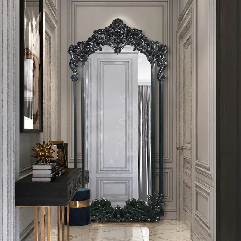 Espejos de salón de muesca superior, longitud del dormitorio, baño, espejos decorativos grandes, Espejos Decorativos nórdicos, Accesorios para el hogar
