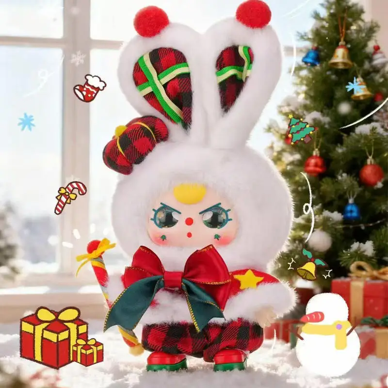 

Новый продукт Baby Three Merry Christmas Series, плюшевая слепая коробка, модная игровая кукла, орнамент, милая сумка, подвесная загадочная коробка, подарок