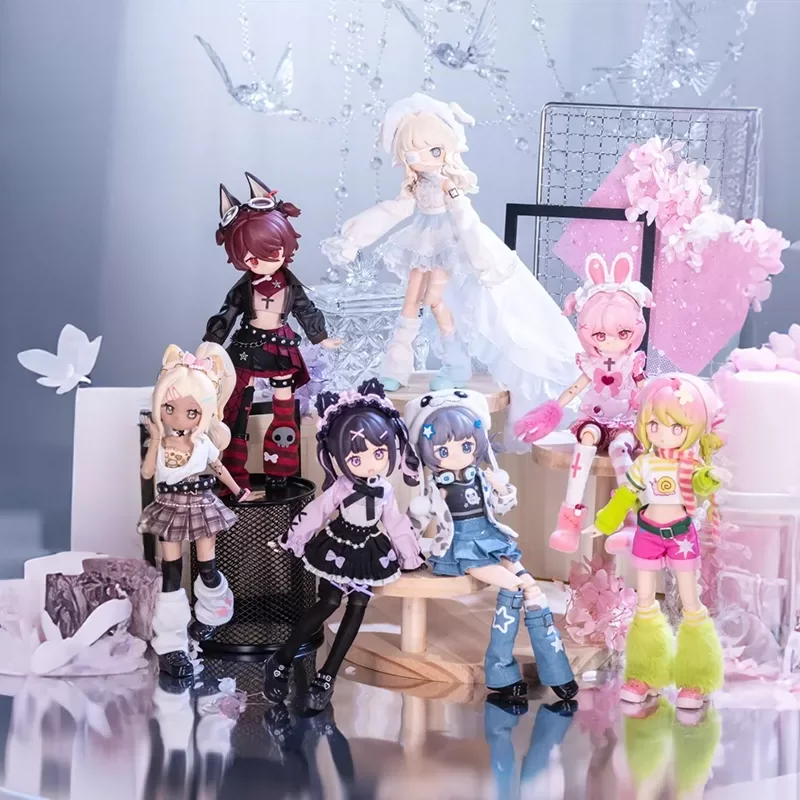 

Коллекционная шарнирная кукла-фигурка 1/12 BJD: Электронный милый питомец, подарок для любителей свободы и арт-коллекционеров (слепая коробка)