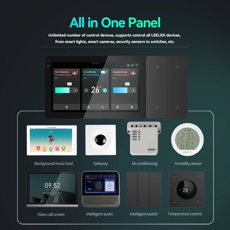 LEELEN Productos Para Hogar Inteligente 5.5" Smart Home Kits & Systems Android Tablet Light Touch Control Panel For Smart Home