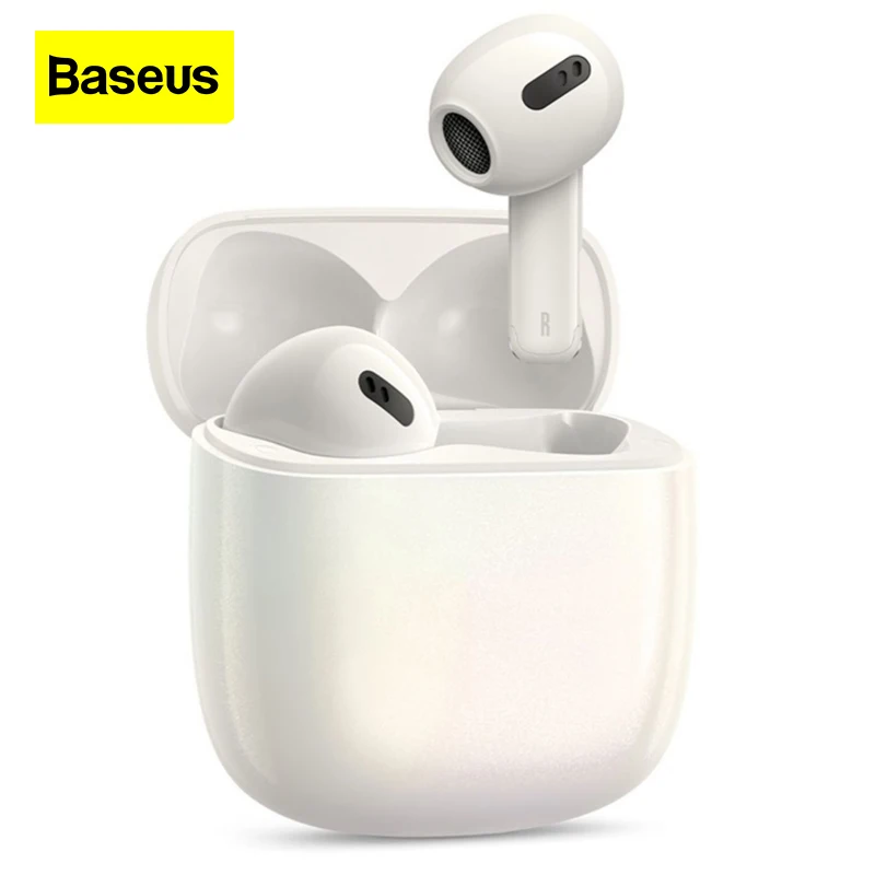 

Baseus Storm3 Bluetooth 5.2 Earphones Noise Reduction Half In Ear True Wireless Gaming High Fidelity Black Headphone for Adult