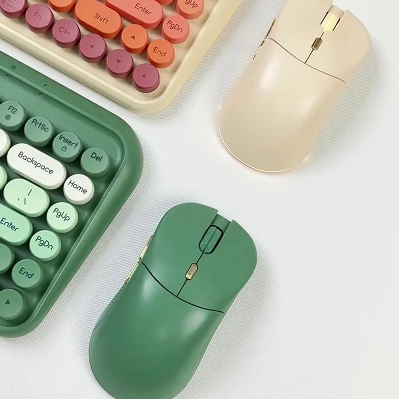 

Легкая Двухрежимная беспроводная мышь с бантом, 2,4 ГГц, Bluetooth, зарядка, бесшумная эргономичная, конкурентный компьютер, универсальная Бесшумная мышь для девушек