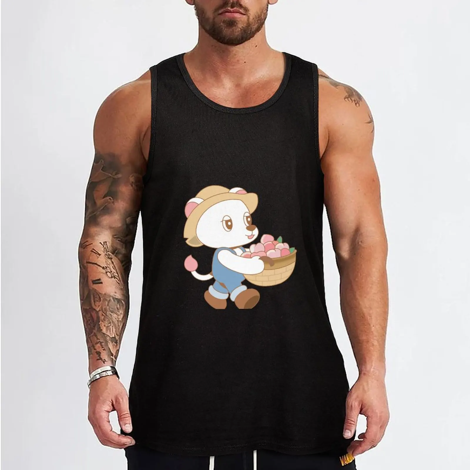 WOOKDONG peach picker lee dong wook the peach farm Tank Top bodybuilding t shirt summer 2025