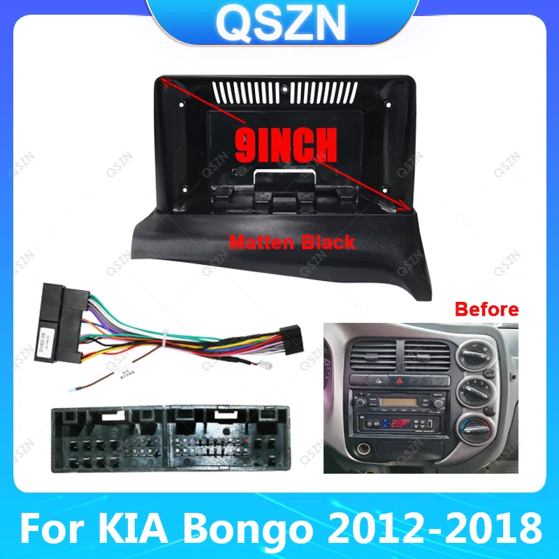

Для KIA Bongo 2012-2018 9-дюймовый автомобильный радиоприемник android фасция мультимедийный компакт-диск mp5 видео аудио стерео панель рамка жгут проводов