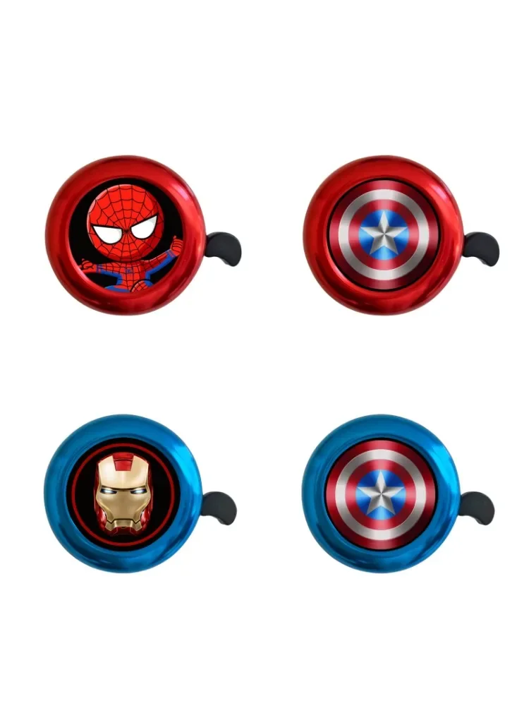 AliExpress Hasbro New Marvel Spider-Man Iron Man Captain America Cartoon Children's Bicycle Bell Cute Balance Car Baby