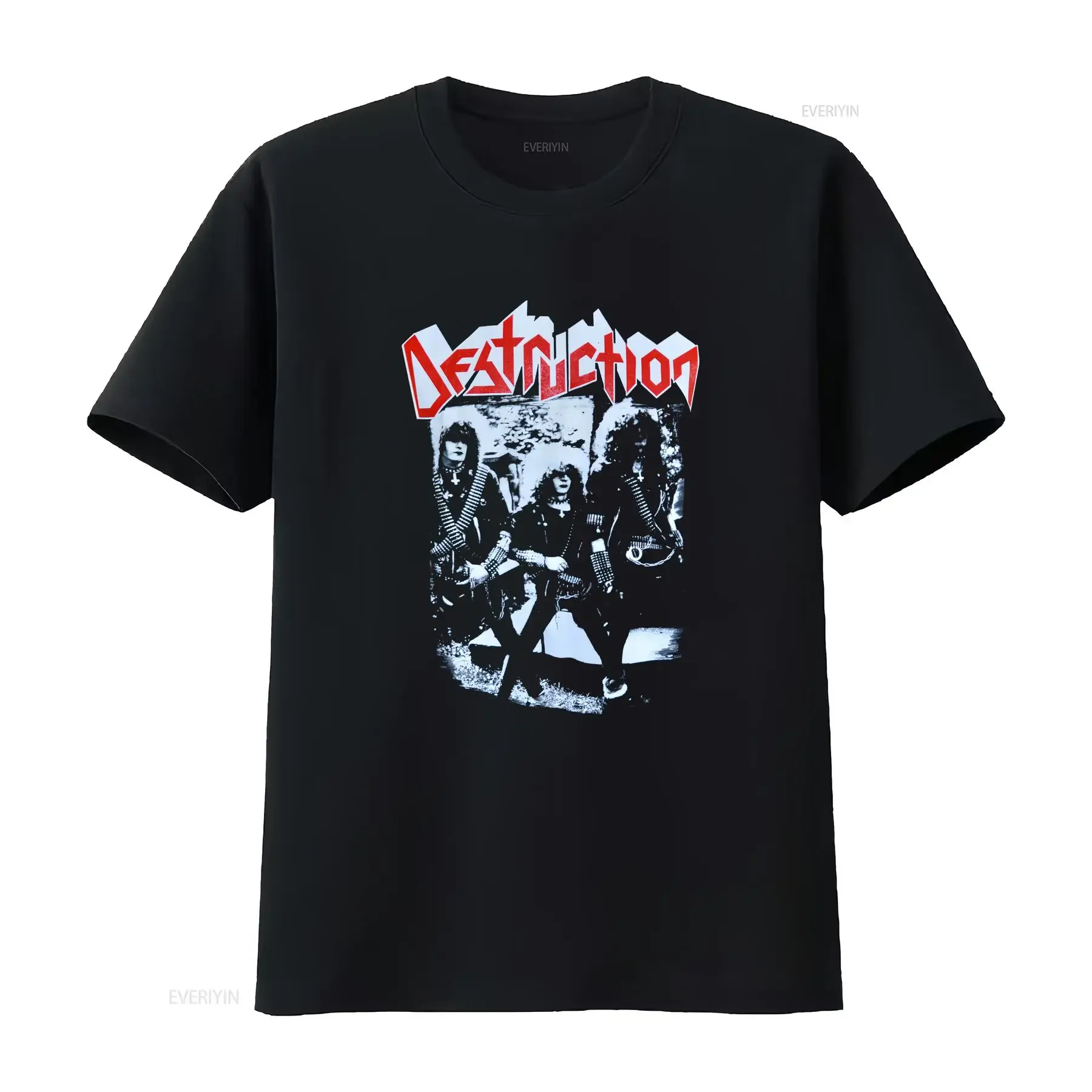 Destruction Side By T SHIRT M 138124 vintage Washed Top For Everyday Wear Versatile fashion Comfortable graphic Slightly