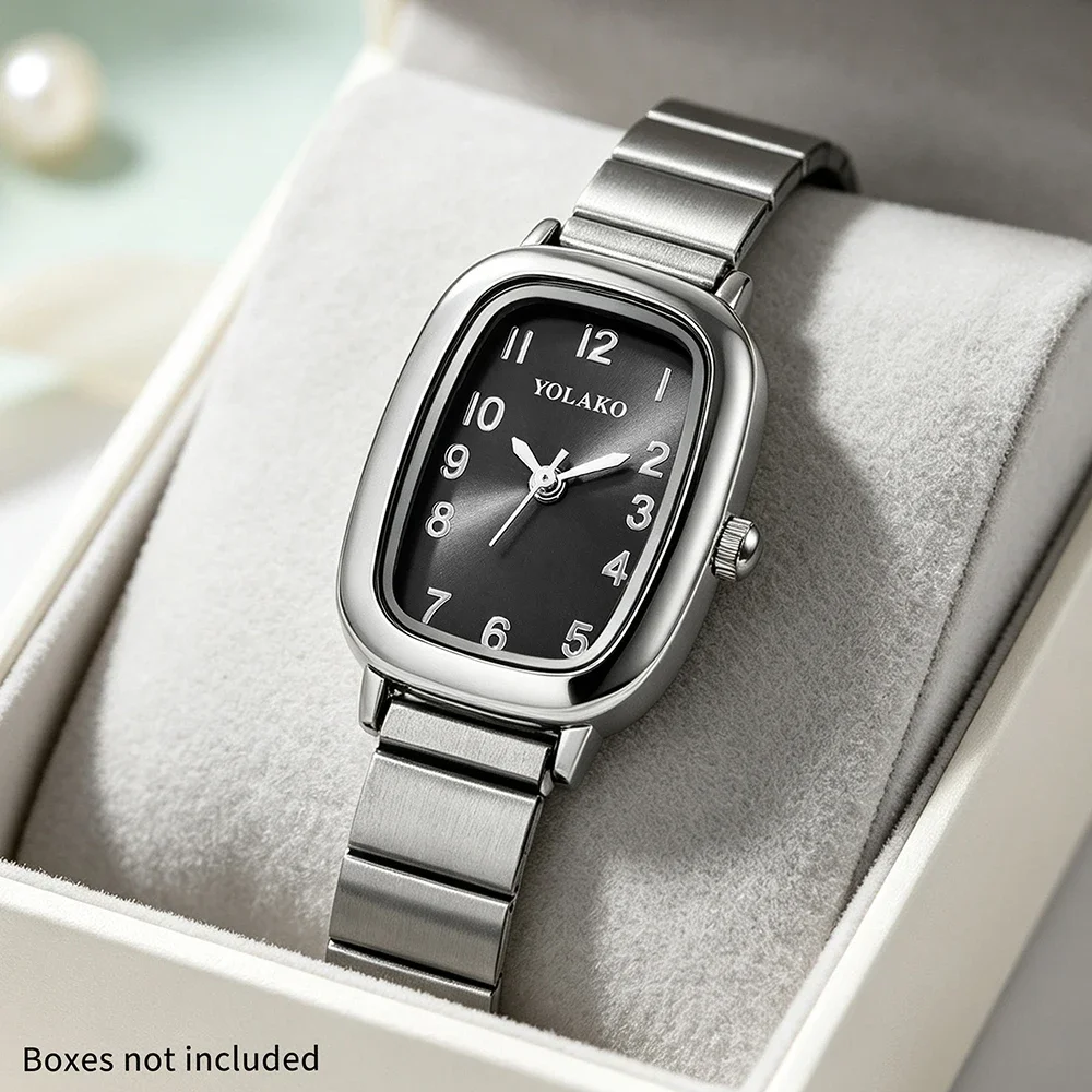 1-piece new ladies' quartz watch, available in different colors, no box included