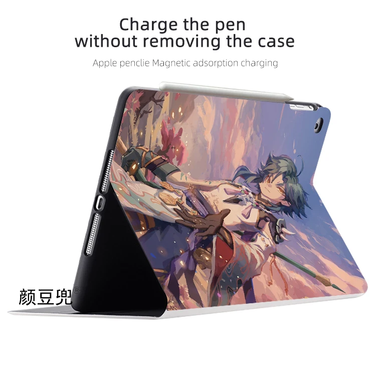 حافظة XIAO Anime Genshin Impact لجهاز iPad 10.2 8th Air 4 5 Mini 5 6 حافظة فاخرة من السيليكون لجهاز iPad Air 4 iPad Pro11 بوصة 12.9 2022