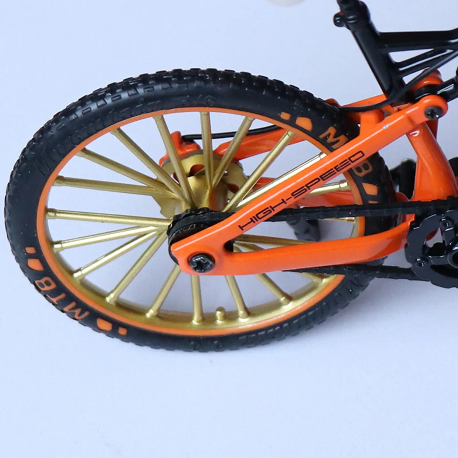 Creative Finger Mountain Bike Metal Model Home Desktop Decor Ornaments