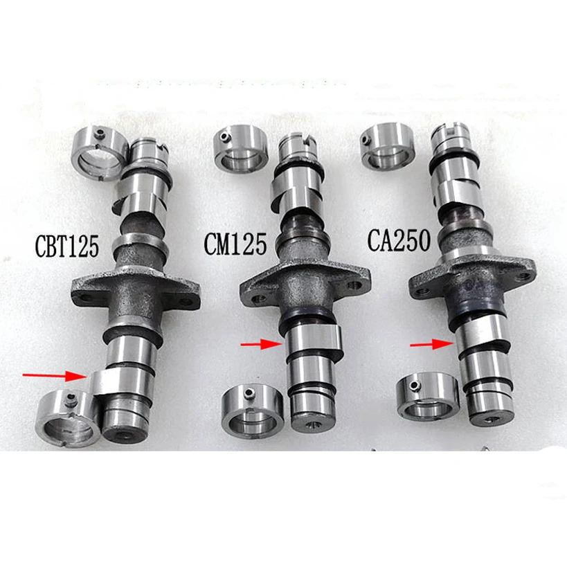 

Motorcycle Camshaft for Sundiro Honda Dayang Loncin Qjmotor Lifan for CBT125 CM125 Exeited125 CA250 DD250 DY125 QJ250 Cam shaft