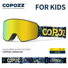 גוגלס COPOZZ Magnetic Kids לילדים עם הגנת UV400 מלאה ו-OTG
