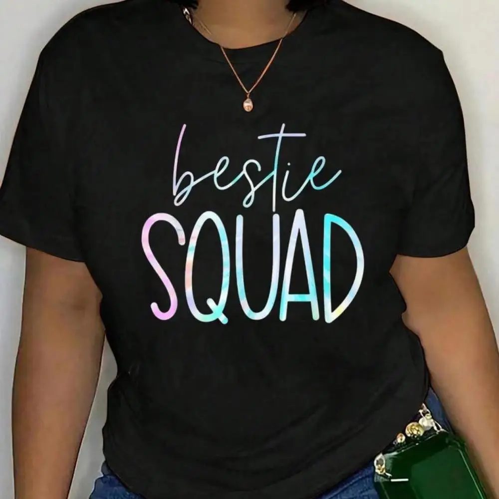 100_ Cotton Best Friend Matching Crew Tie Dye Bestie BFF T-Shirt Men s Women s Soft Breathable Tee Classic Fashion Summer Tops Printing Short Sle