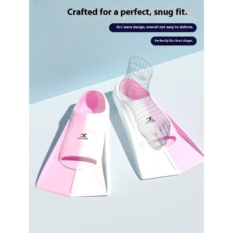 Duck Feet Short Swimming Fins Professional Diving Training Equipment Freestyle Butterfly Swim Youth Adults Hot Products Product