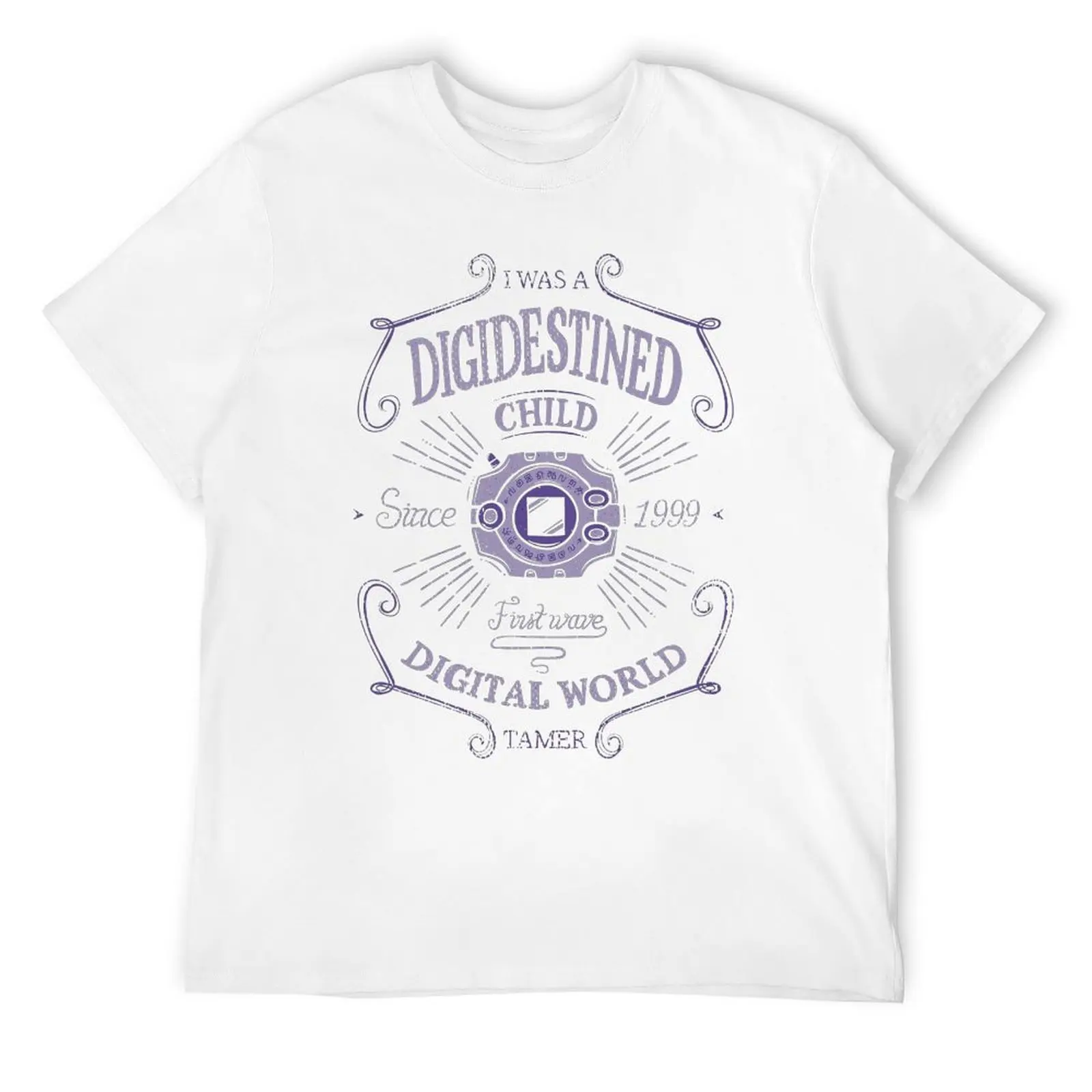 Digidestined Child Classic for Sale T-shirt Round Neck Campaign  Novelty Tees Graphic Vintage Fitness Eur Size