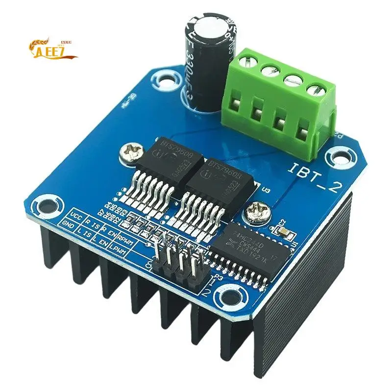 AEE7-Double BTS7960 43A H-Bridge High-Power Motor Driver Module