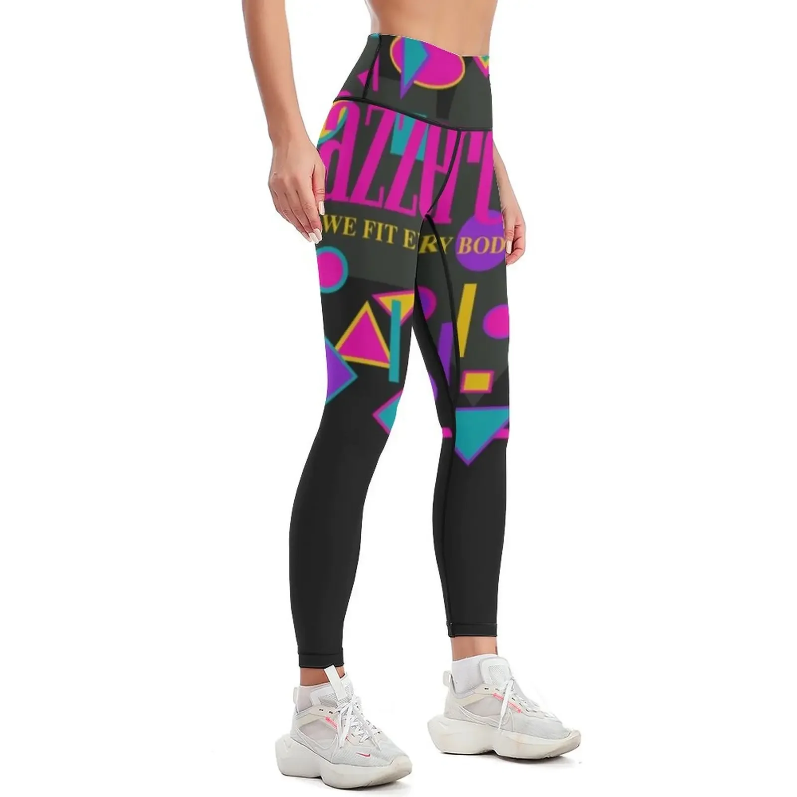 jazzercise retro vintage logo T-Shirt Essential T-Shirt Leggings sports for gym's sportswear Womens Leggings