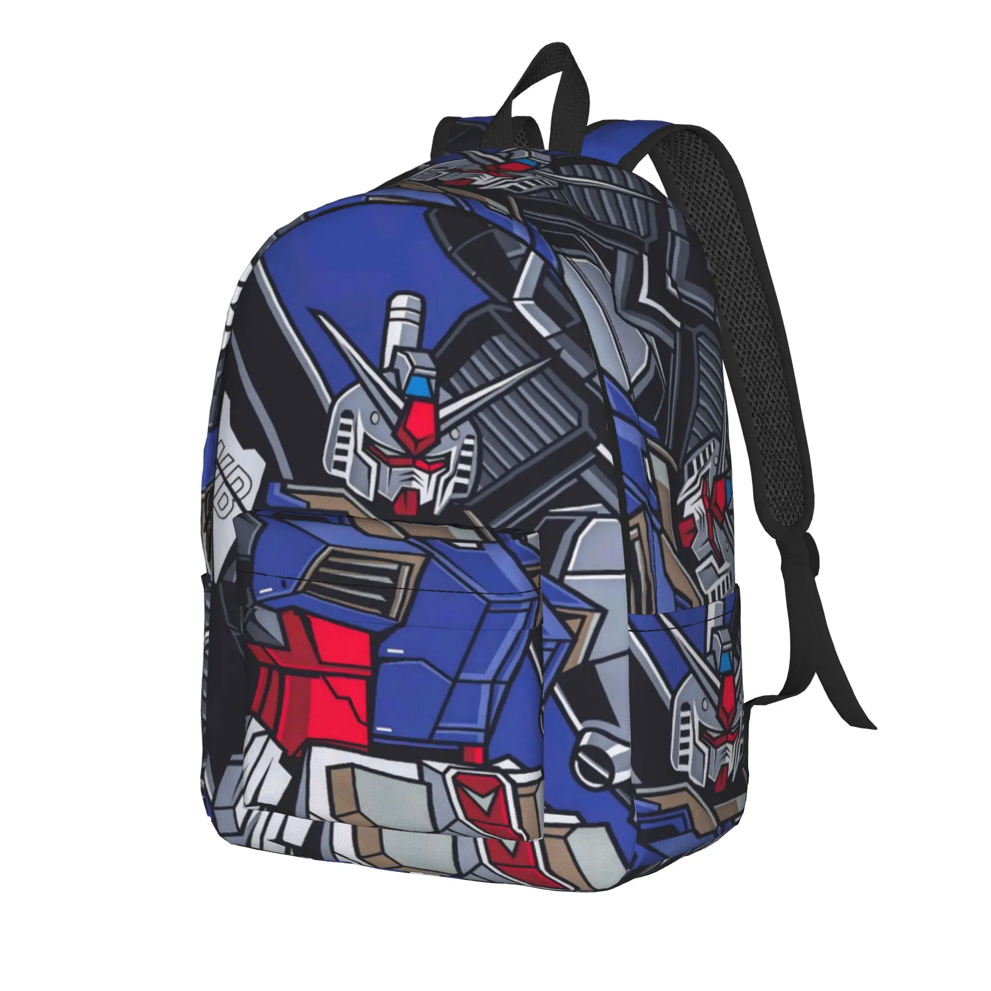 mobile suit gundams Backpack for Men Women Cool Student Hiking Travel Daypack  Laptop Computer Shoulder Bag Sports