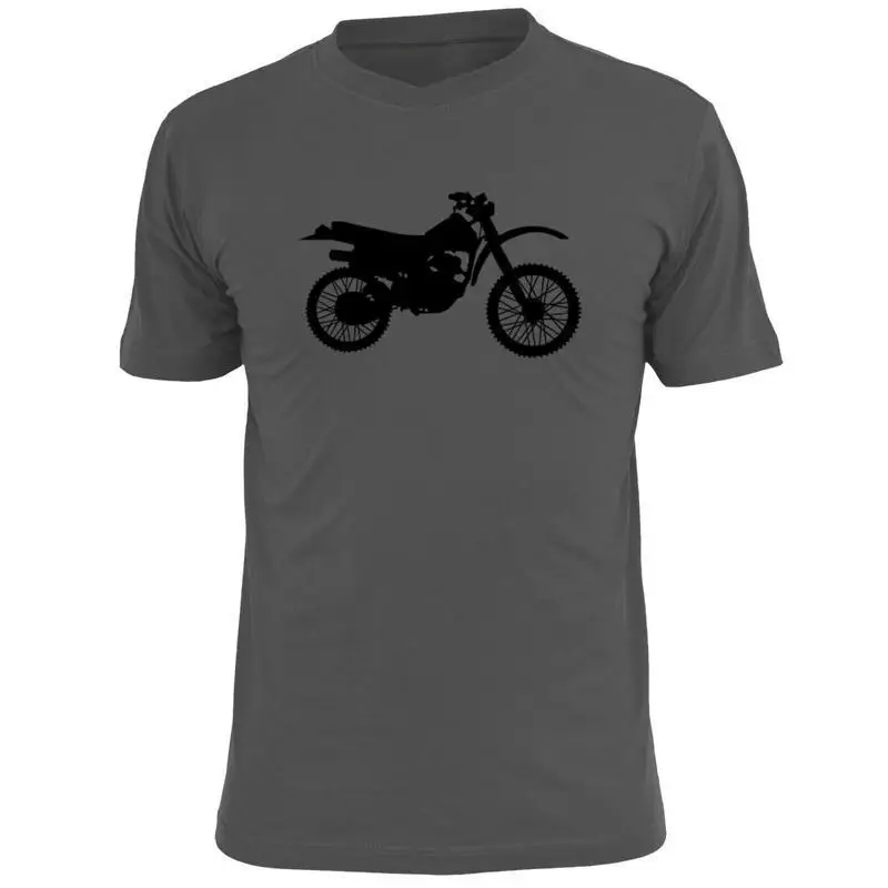 Mens Trials Motorcycle Blueprint T Shirt Scrambler