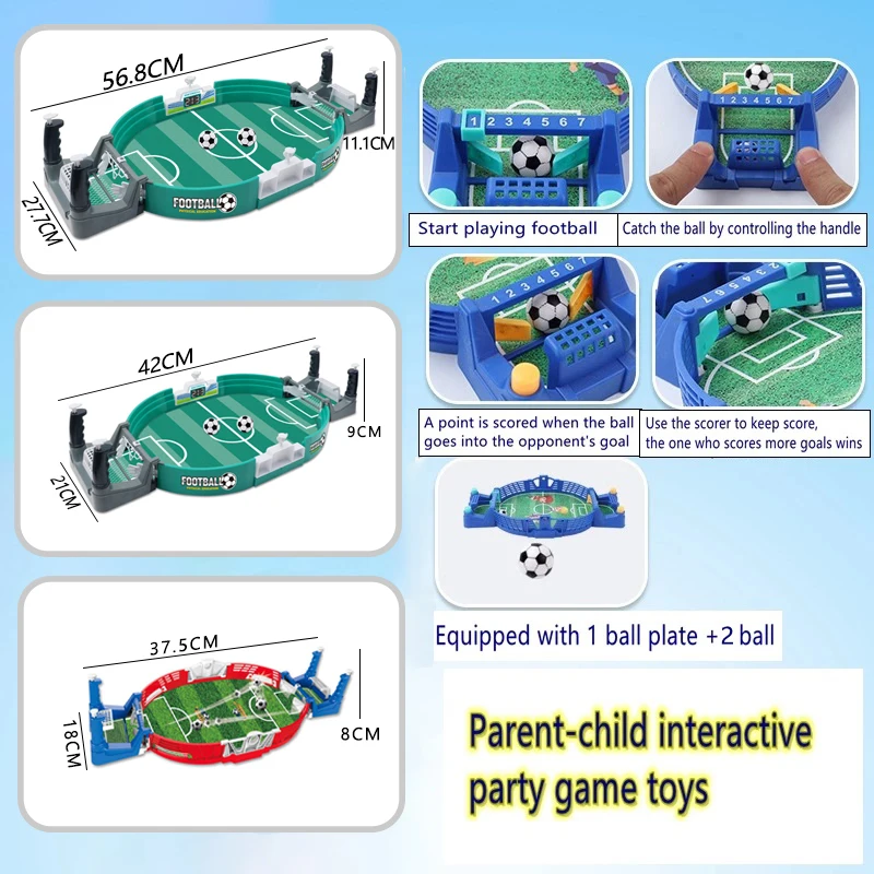 Large Size  Table Football Game Board Match Toys For Kids Desktop Parent-child Interactive Intellectual Competitive Soccer Games