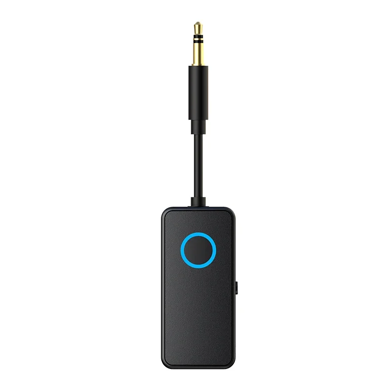 Bluetooth 5.4 Receiver Transmitter 2-in-1 Wireless Bluetooth 3.5mm Aux Audio Adapter Mic for Flight TV Car Treadmill