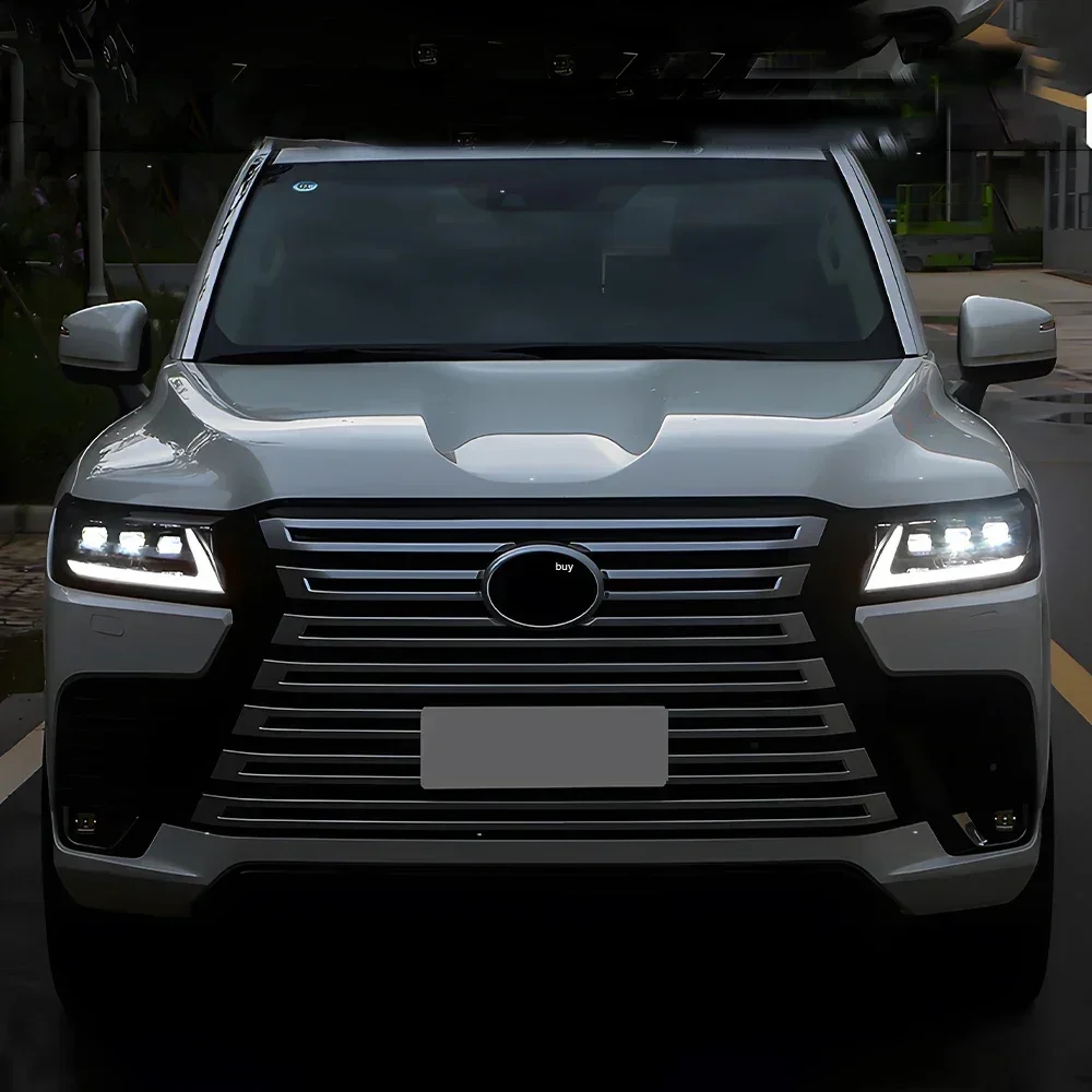 

For Toyota Land Cruiser 2022-2023 Car Front Lamps Upgrade Dynamic DRL 3 Projector Lens Accessories LED Auto Headlights Assembly
