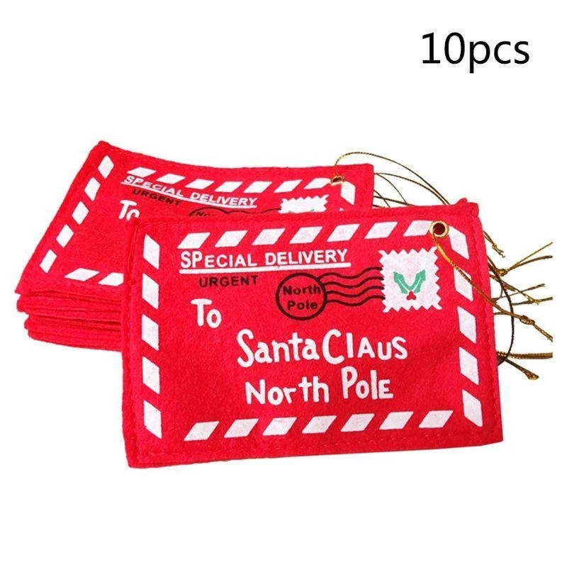 10 miếng Thẻ Giáng sinh Người giữ tiền cho đồ trang trí phong bì sáng tạo Trang trí cây Giáng sinh cho bữa tiệc văn phòng tại
