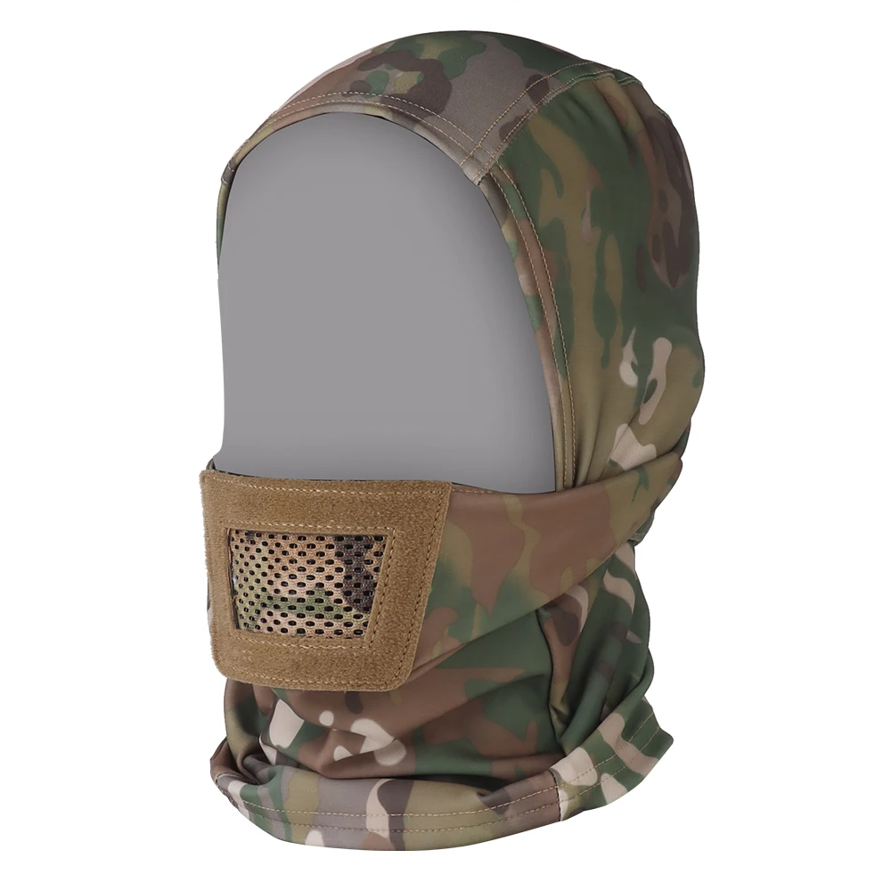 Tactical shooting mask, airsoft mask, knight hood for shooting, hunting, riding, hunting clothing accessories