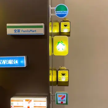 Magnetické samolepky na ledničku do kavárny, kreativní světelné cedule do obchodu s potravinami, domácí dekorativní ozdoby, 711 světelných světelných boxů 10 nejlepší prodej Buzo formule 1 - №2