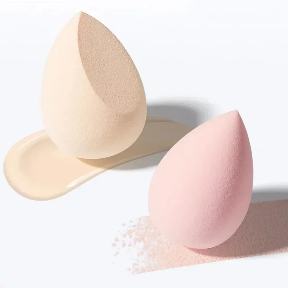 6Pcs Hygienic and Soft Makeup Sponge in Bottle Makeup Egg Wet and Dry Cosmetic Puff Foundation Powder Puff Beauty Makeup Tools