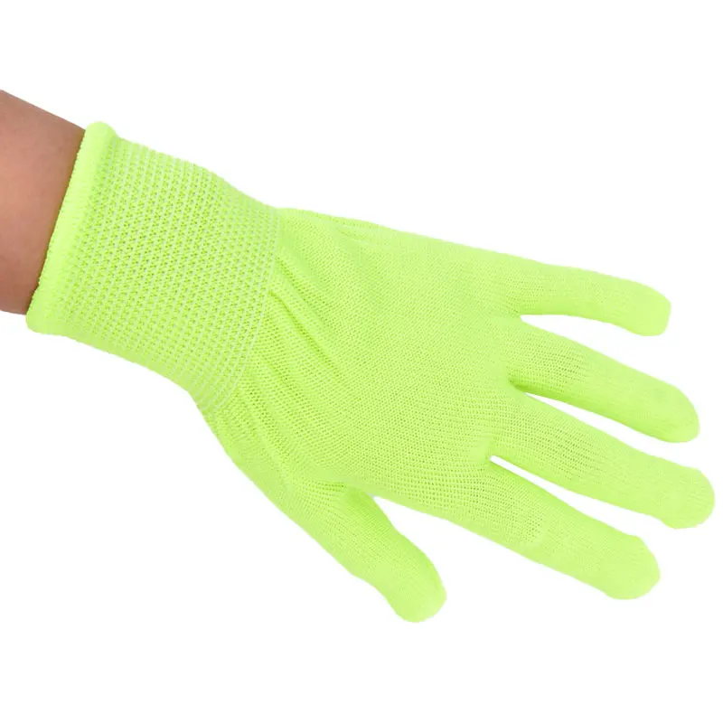 5Pairs Party Fluorescent Glove Good Flexibility green Gloves Flexible work Gloves