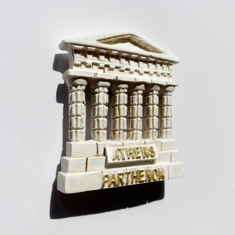 اليونان، أكروبوليس أثينا، أطلال، ثلاثية الأبعاد الإبداعية، المناظر الطبيعية، الحرف الزخرفية، ملصقات الثلاجة المغناطيسية، الهدايا التذكارية السياحية