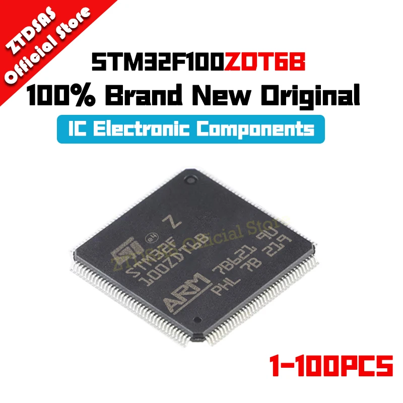 

1-100Pcs New Original STM32F100ZDT6B STM32F100ZDT6 STM32F100ZD STM32F100 STM32F STM32 STM IC MCU LQFP-144 Chipset