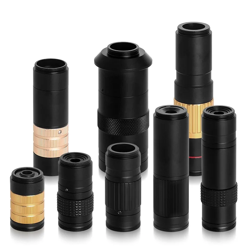 

CCD Interface Microscope Lens 80-600X HD Large Field of View Large Vision Long Working Distance Continuous Zoom