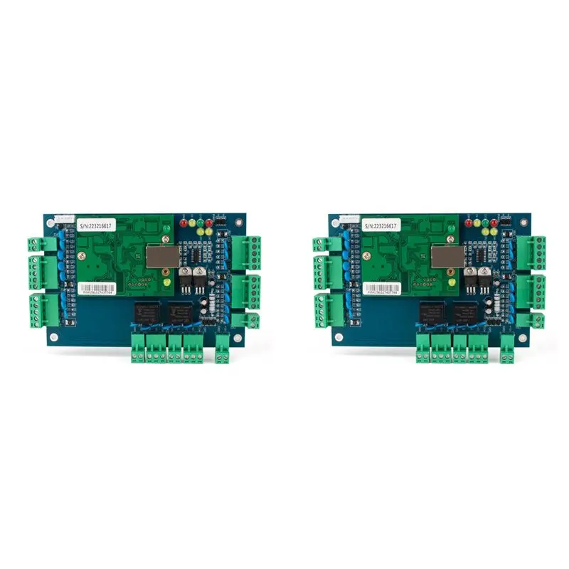 FULL-2X ACB-002 TCP/IP Network Wiegand 26 Entry Attendance Access Panel Control Board For 2 Doors