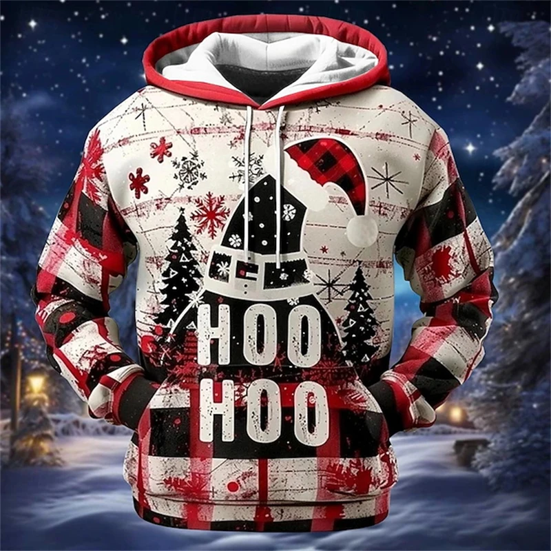 

Christmas Santa Claus Graphic Men's Fashion 3D Print Outdoor Hoodie Streetwear New Arrival Men Kids Designer Hoodie Sweatshirt