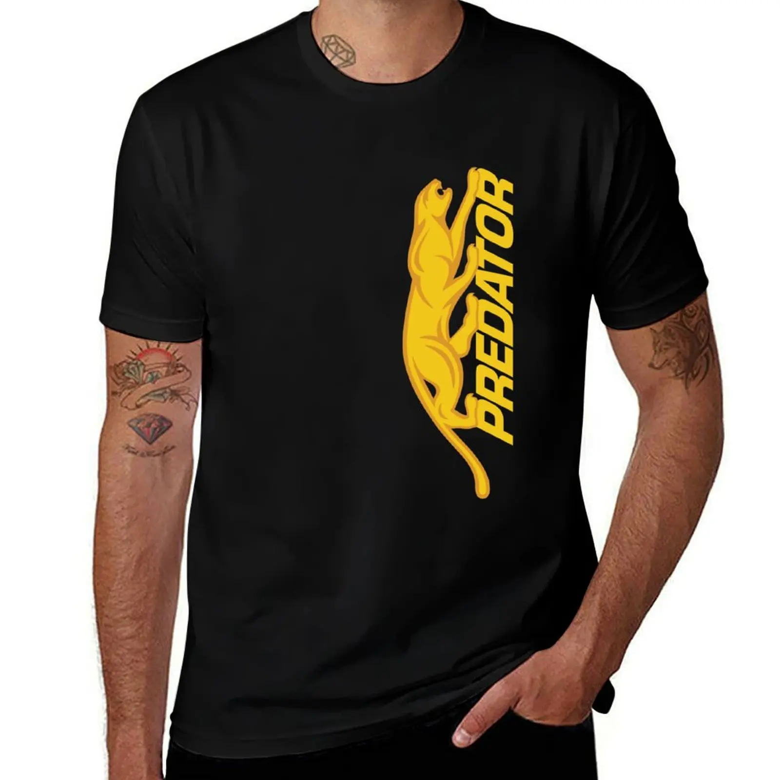 

PREDATOR CUES LOGO 2 T-Shirt summer top Aesthetic clothing heavyweights mens vintage t shirts