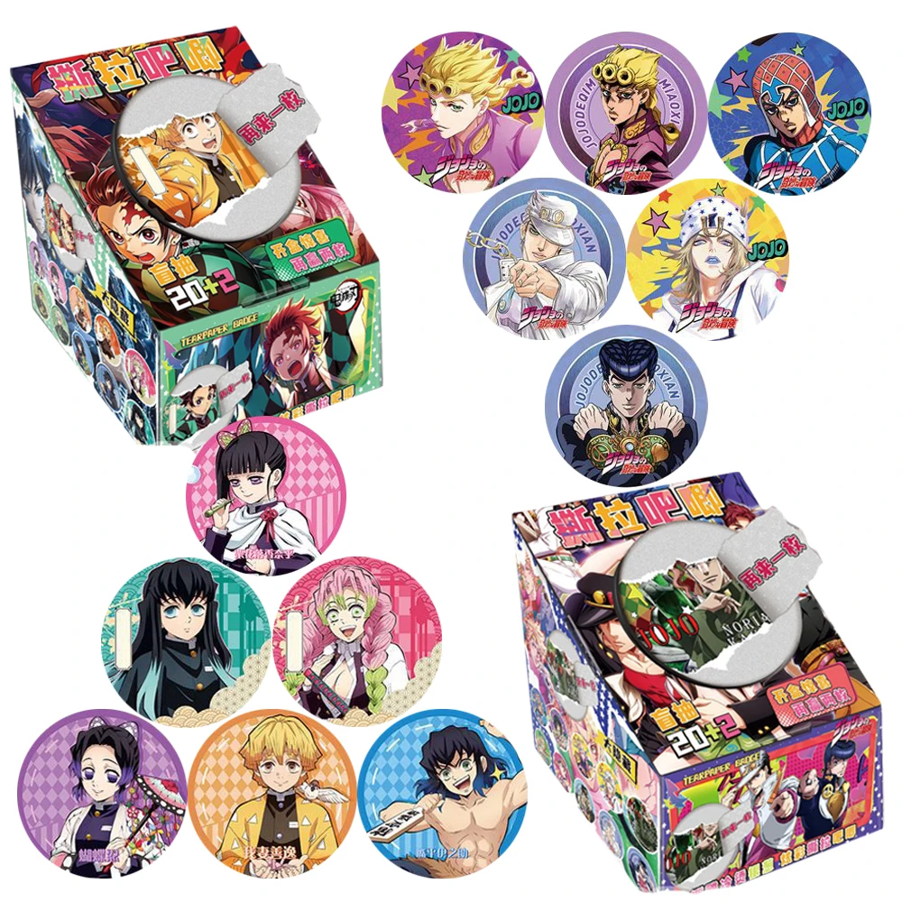 

Anime Character Peripheral Double Flash Relief Tinplate Round Badges Premium Collectible Pendants Backpack Decor Birthday Gifts