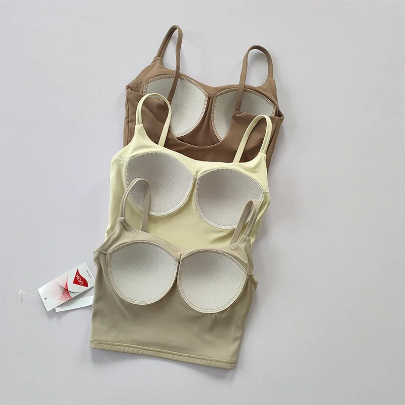 Kleiner Sling-BH mit integrierter Stützfunktion, Sportunterwäsche für Damen, Schönheitsrücken-Trainings-Fitness-BH, Sommer-Bekleidungsset – Detail 9