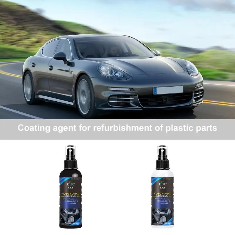 

Car Interior Coating Spray Auto Swirl Remover Repair Polishing Multifunctional Car Polish Spray Safe For Car Seat Furniture