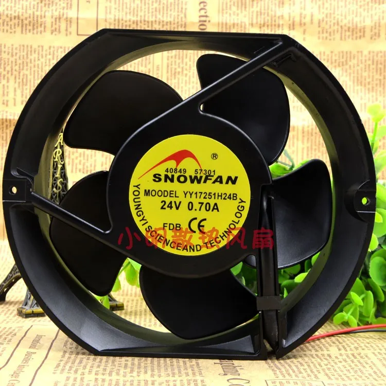 

NEW ORIGINAL YY17251H24B 17CM DC24V 0.70A 17488 172*51 mm COOLING FAN