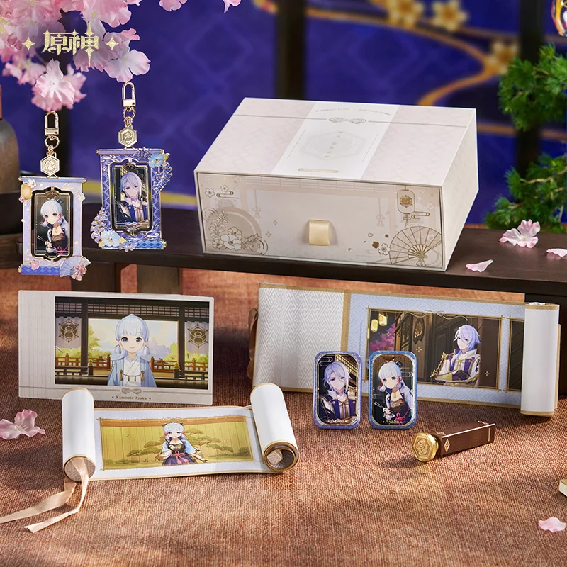 ​ ​ مجموعة Genshin Impact الرسمية "Tsubaki in Thawing Snow" Guardian - مجموعة إكسسوارات تنكرية ذات إصدار خاص محدود ​ ​