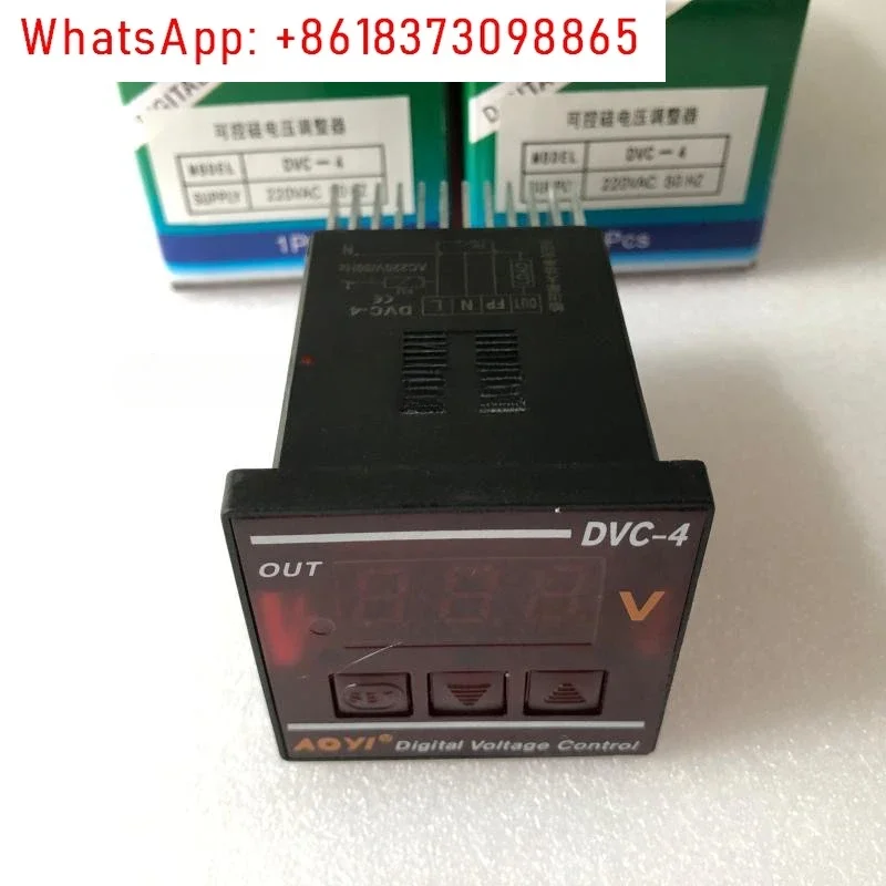 AOYI DVC-4 SCR Voltage Regulator 220v Output Maximum Power 800 Watts Voltage Regulation Voltmeter