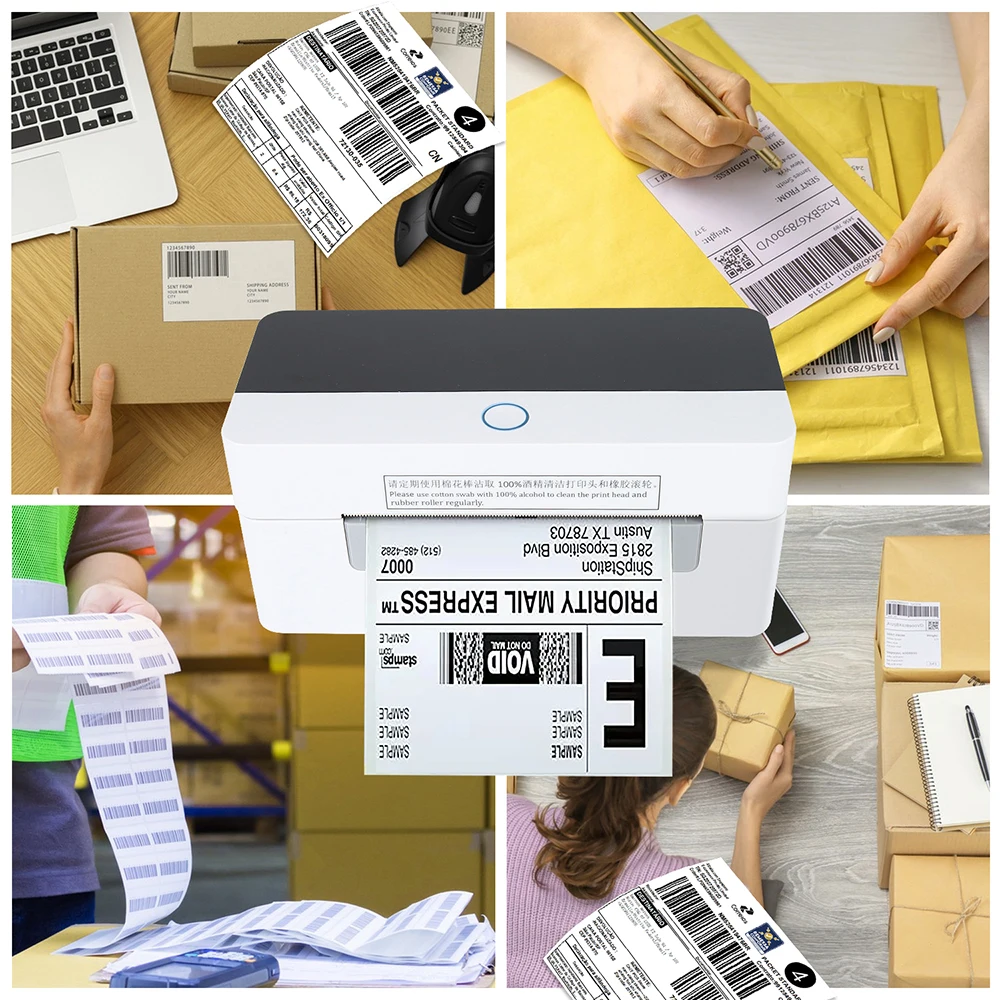 Xprinter Shipping Label Printer 463BUSB/Bluetooth 4inch thermallabel/barcode printer For Windows