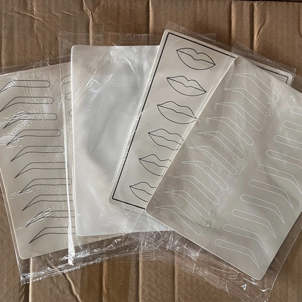Eyebrow Tattoo Practice Skin Silicone Skin 1pcs Tattoo Supplies for Microblading Permanent Makeup Beginner PMU Tattoo Accesories