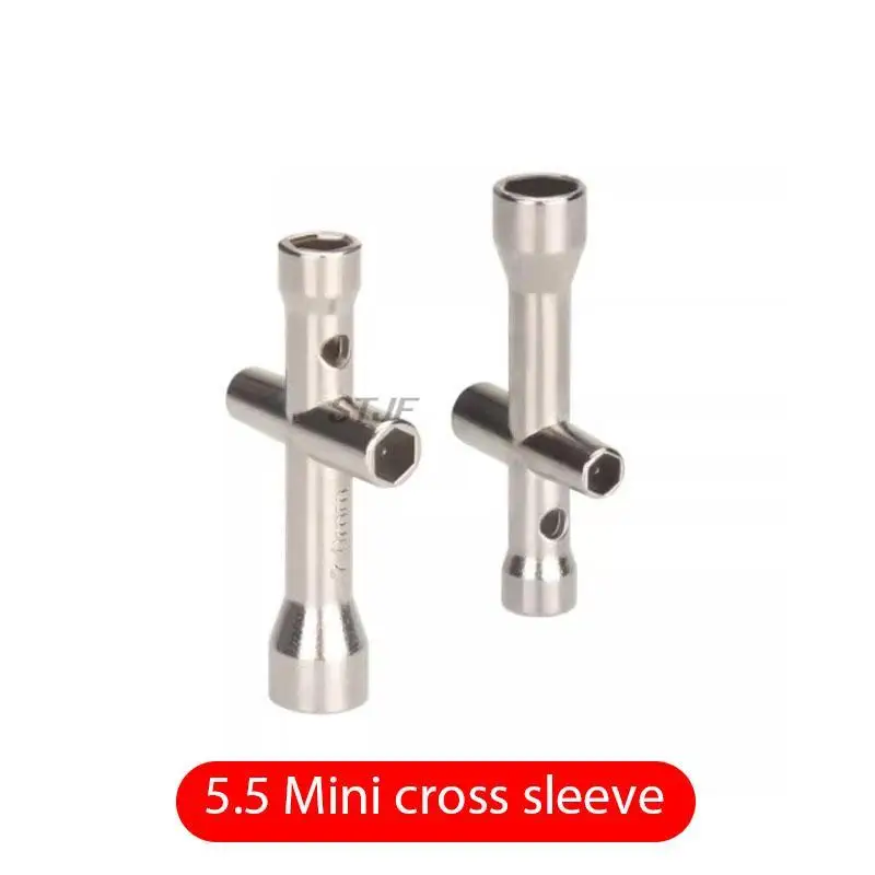 7-word + sleeve Robot car model M3 screw nut 5.5 mini cross sleeve M4 + cross sleeve