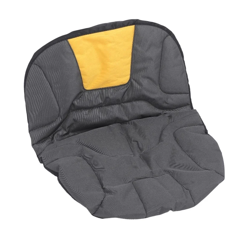 Riding Lawn Mower Seat Cover Polyester Oxford 2 Mesh Pocket Anti Slip Elastic Bottom Water Resistant Replacement
