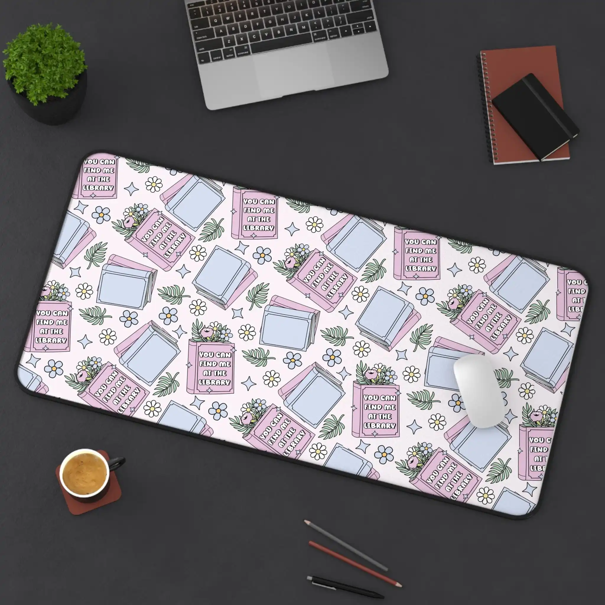 

Library Aesthetic Mouse Pad, Non-slip Waterproof Gaming Mouse Pad, Office Gaming Desk Decoration Mat, Perfect Gift for Friends.